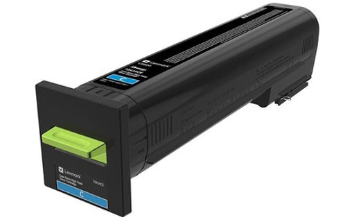 Lexmark 72K2XCE Cartouche de toner 1 pièce(s) Original Cyan