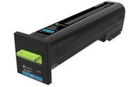Lexmark 72K2XCE Cartouche de toner 1 pièce(s) Original Cyan