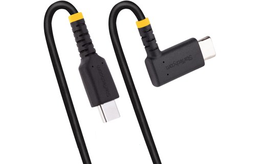 StarTech.com Câble de Charge USB C de 15cm - Cordon USB-C, 60W PD 3A - Câble USB