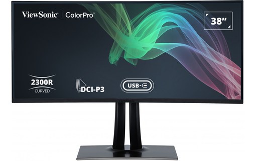 Écran Incurvé 38" ViewSonic VP3881A - HDMI/DisplayPort