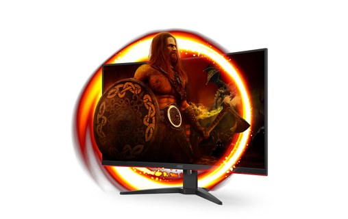 Ecran Gaming Incurve 31,5" AOC G2 C32G2ZE/BK - HDMI/Disp