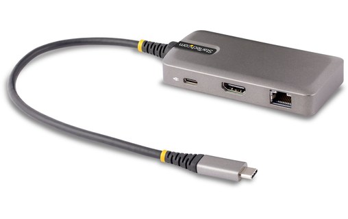 StarTech.com Adaptateur Multiport USB-C - 4K60Hz HDMI - HDR - Hub USB 3.0 5Gbps