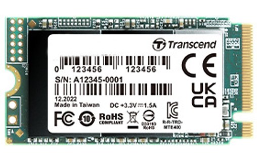Transcend 400S 512 Go - SSD M.2 2242 NVMe 3D NAND