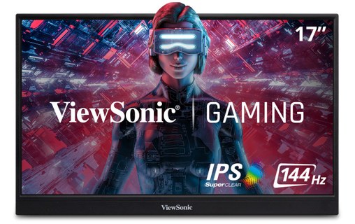 Écran Gaming 17" ViewSonic VX1755 - 144 Hz/Mini HDMI