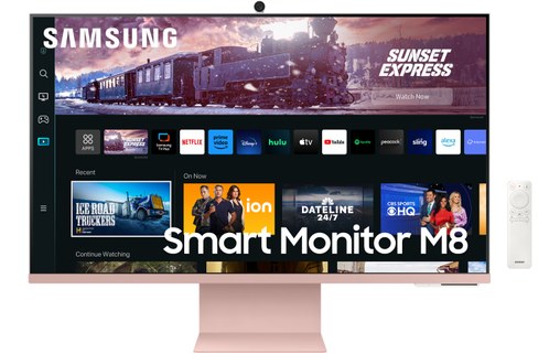 Écran 32" Samsung Smart Monitor M8 S32CM80PUU - 4K HDMI