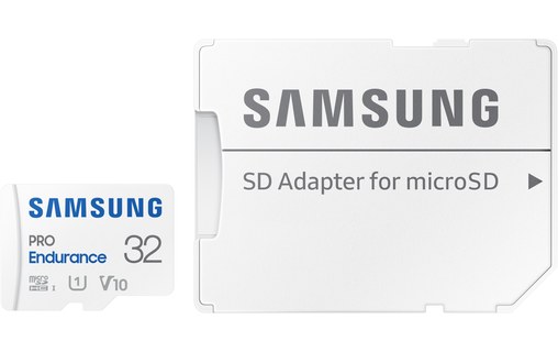 Carte microSDXC Samsung PRO Endurance 32 Go, UHS-I, V10