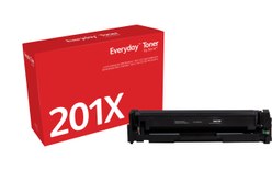 Everyday Toner Noir compatible avec HP 201X (CF400X/ CRG-045HBK)