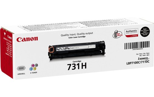 Canon 731H Cartouche de toner 1 pièce(s) Original Noir