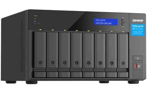 QNAP TVS-h874X NAS Tower Ethernet/LAN Noir