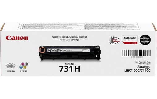Canon 731H Cartouche de toner 1 pièce(s) Original Noir