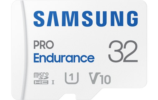 Carte microSDXC Samsung PRO Endurance 32 Go, UHS-I, V10