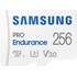 Carte microSDXC Samsung PRO Endurance 256 Go, UHS-I, V30