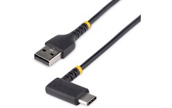 Câble StarTech USB-A vers USB-C coudé 60 W USB 2.0 - 2 m - Noir