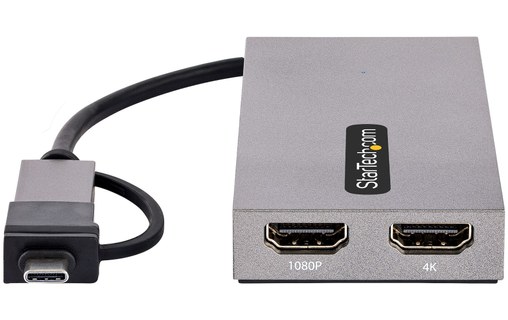 StarTech.com Adaptateur USB vers Double HDMI - USB A/C vers 2 Écrans HDMI (1x 4K