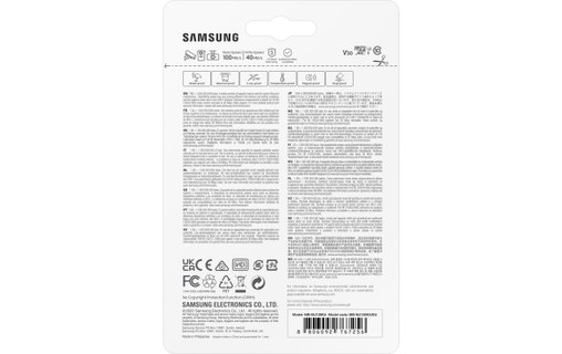 Carte microSDXC Samsung PRO Endurance 128 Go, UHS-I, V30