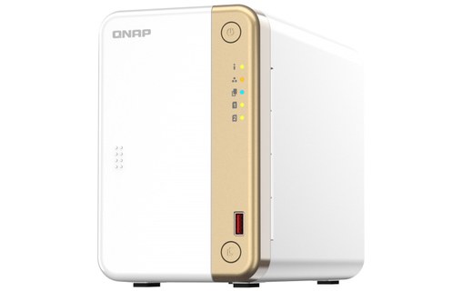 QNAP TS-262 NAS Tower Ethernet/LAN Or, Blanc N4505