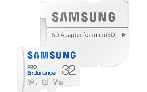 Carte microSDXC Samsung PRO Endurance 32 Go, UHS-I, V10