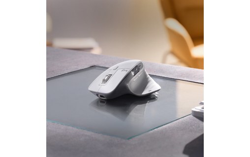 Souris sans fil pour Mac Logitech MX Master 3S - Blanche - Ergonomique