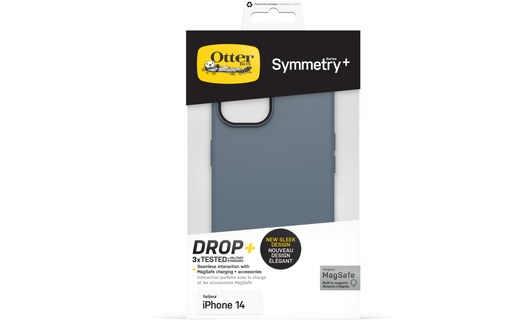 OtterBox Symmetry+ Coque pour iPhone 14/iPhone 13 avec MagSafe, Antichoc, anti-c