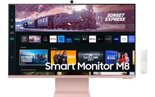 Écran 32" Samsung Smart Monitor M8 S32CM80PUU - 4K HDMI