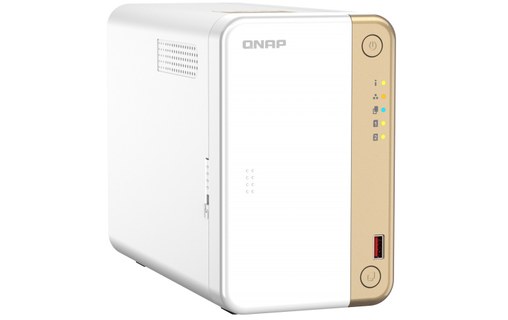 QNAP TS-262 NAS Tower Ethernet/LAN Or, Blanc N4505