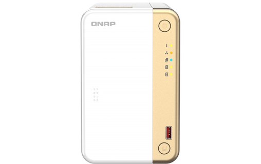 QNAP TS-262 NAS Tower Ethernet/LAN Or, Blanc N4505