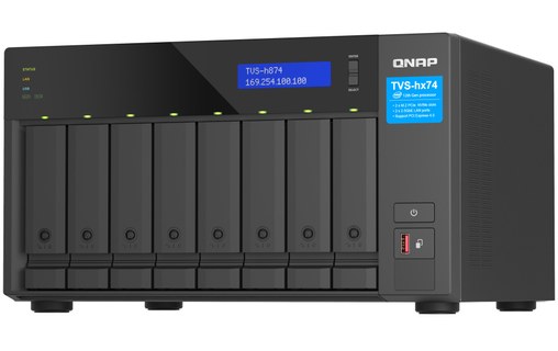 QNAP TVS-h874 NAS Tower Ethernet/LAN Noir