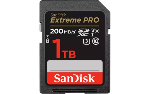 Carte SDXC SanDisk Extreme Pro 1 To, UHS-I, V30