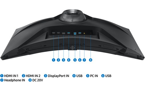 Écran Gaming Incurvé 32" Samsung Odyssey Neo G7 G75NB - 4K 165 Hz