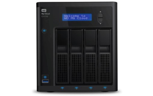 Western Digital My Cloud Pro My Cloud EX4100 NAS Bureau Ethernet/LAN Noir Armada