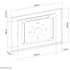 Neomounts by Newstar support mural pour tablettes