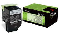 Lexmark 802K Cartouche de toner 1 pièce(s) Original Noir