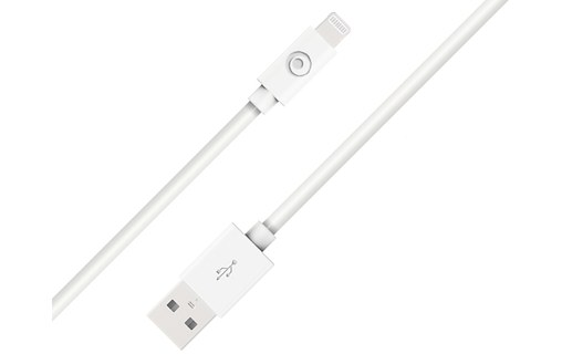 Câble BigBen USB-A vers Lightning - 1,2 m - Blanc