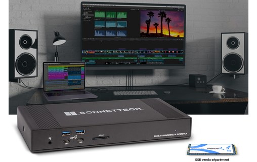 Station d'accueil Thunderbolt 4 20 ports - Sonnet Echo 20 SuperDock