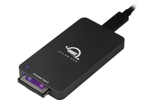 Lecteur de cartes CFexpress Type B Thunderbolt 3, USB-C, USB-A - OWC Atlas FXR
