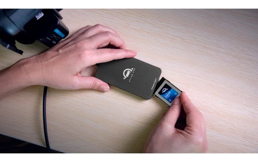 Lecteur de cartes CFexpress Type B Thunderbolt 3, USB-C, USB-A - OWC Atlas FXR