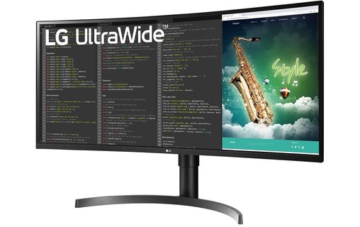 Écran Incurvé 35" LG UltraWide 35WN75CP-B - 4K USB-C