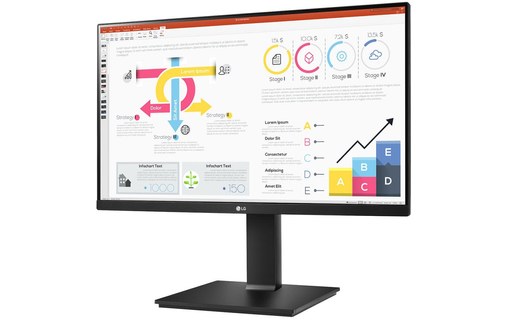 Écran 23,8" LG 24QP750P-B - USB-C