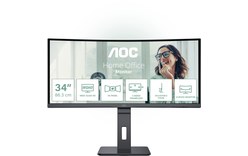 Écran Gaming Incurvé 34" AOC CU34P3CV - HDMI/DisplayPort