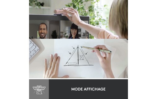 Webcam Logitech Brio 500 1080p - Rose