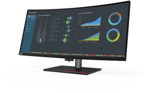 Écran Incurvé 39,7" Lenovo P40w-20 - 5K HDMI/DisplayPort/USB-C - 62C1GAT6EU