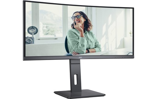 Écran Gaming Incurvé 34" AOC CU34P3CV - HDMI/DisplayPort