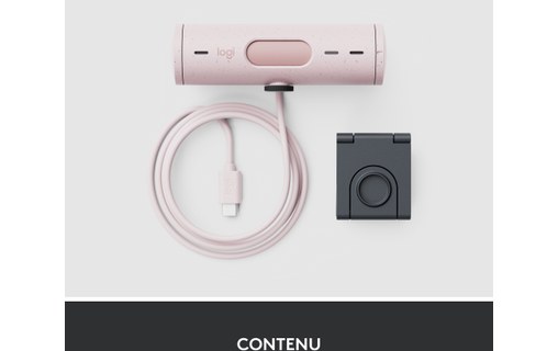 Webcam Logitech Brio 500 1080p - Rose