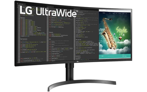Écran Incurvé 35" LG UltraWide 35WN75CP-B - 4K USB-C
