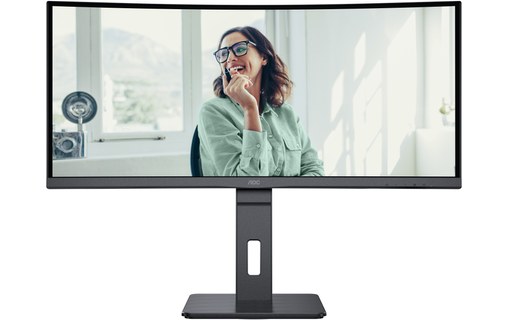 Écran Gaming Incurvé 34" AOC CU34P3CV - HDMI/DisplayPort