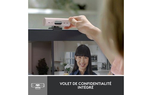 Webcam Logitech Brio 500 1080p - Rose