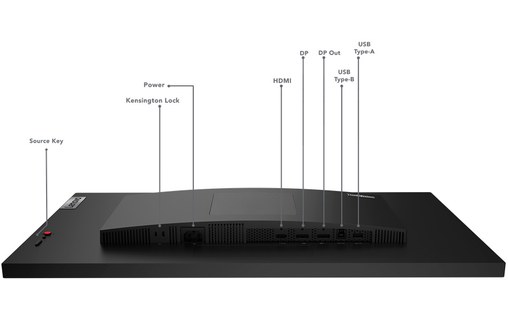 Écran 27" Lenovo ThinkVision P27q-30 - HDMI/DisplayPort - 63A2GAT1EU