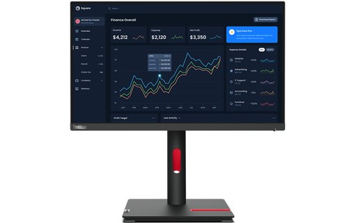 Écran 21,5" Lenovo ThinkVision T22i-30 - HDMI/DisplayPort/VGA