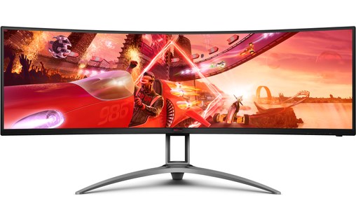 Écran Gaming Incurvé 48,8" AOC B2 AG493UCX2 - 165 Hz HDMI/DisplayPort/USB-C