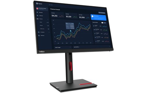Écran 21,5" Lenovo ThinkVision T22i-30 - HDMI/DisplayPort/VGA